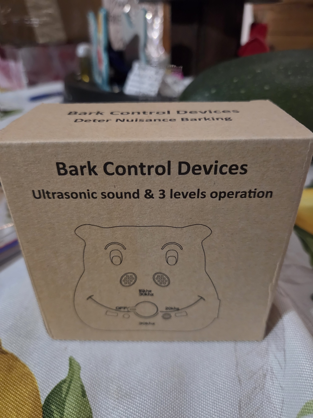 Bark Control Device - Brown Ultrasonic Anti-Bark Trainer